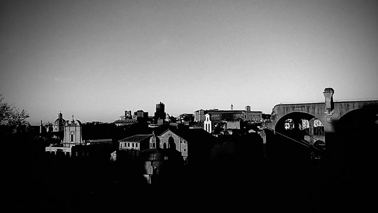 The same photo with the Noir film look